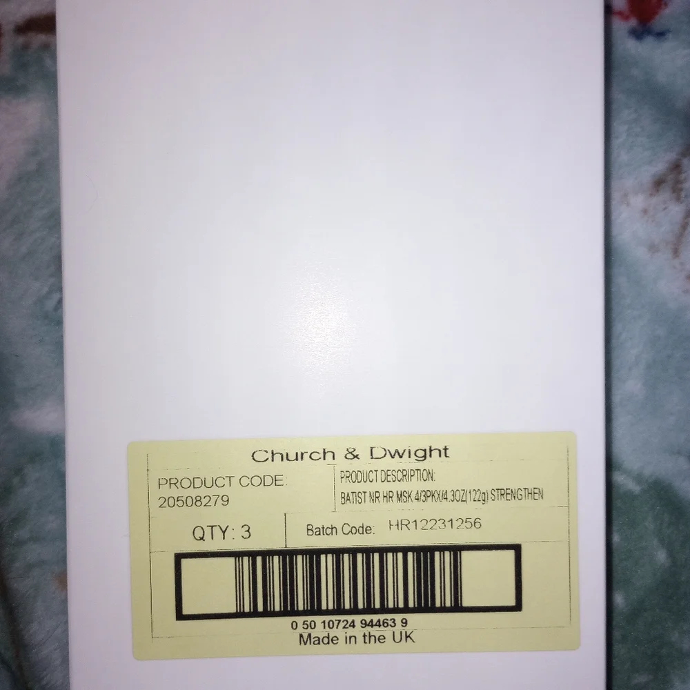 Batiste Strengthen Leave In Hair Mask 3 Bottles NWT